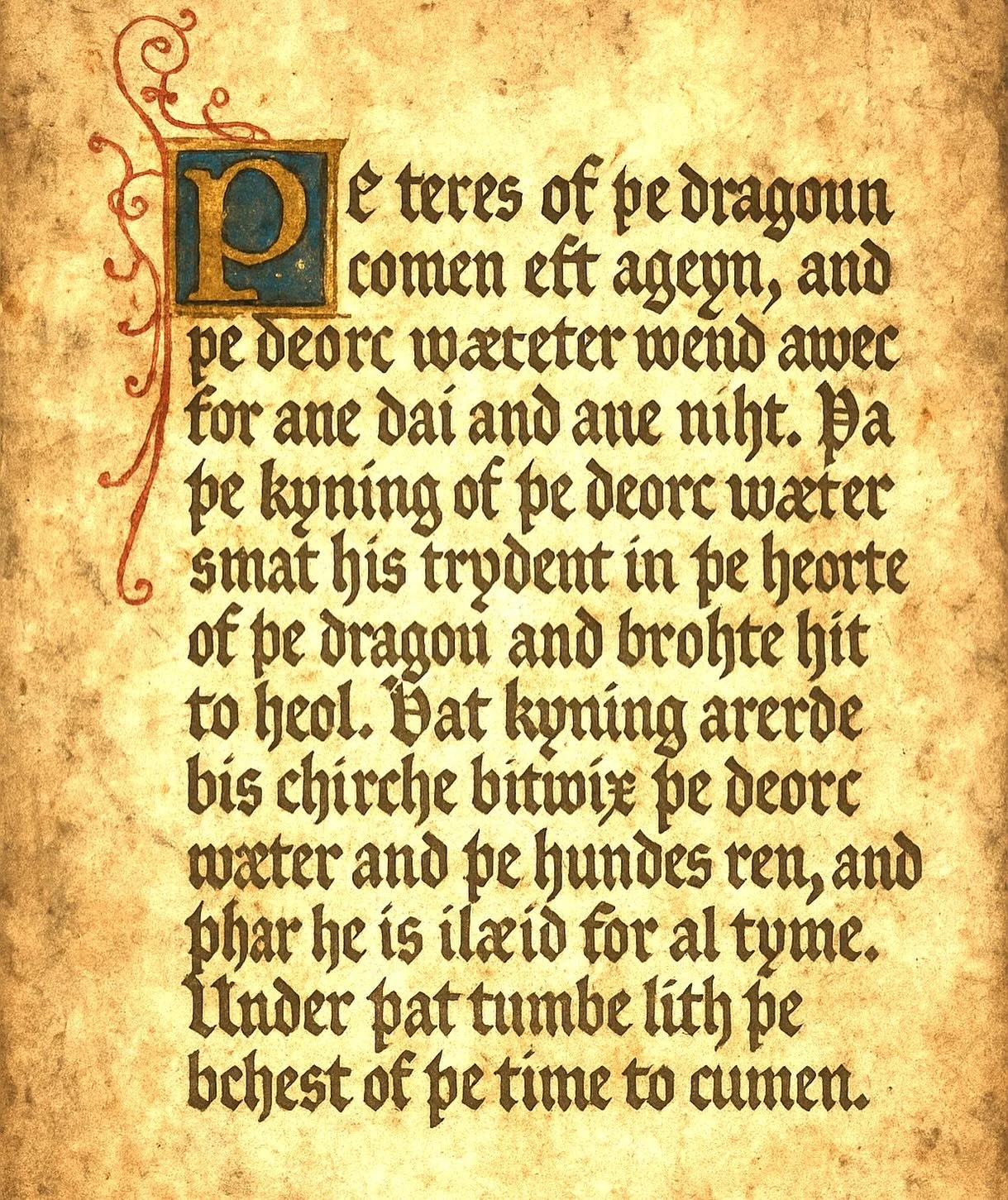 It&rsquo;s a shame that the illustrations in my novel have to be black and white. 

This is one of the riddles from &ldquo;Tears Of The Dragon&rdquo;.