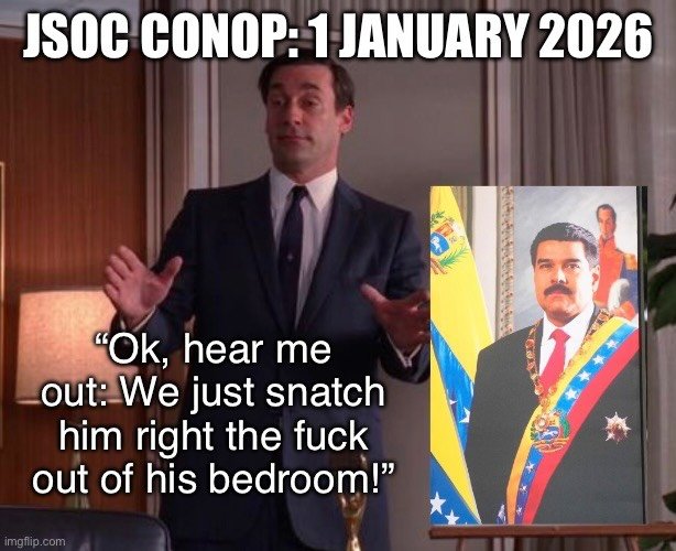 Thank you C Squadron! 😂
#maduro #venezuela🇻🇪 #deltaforce