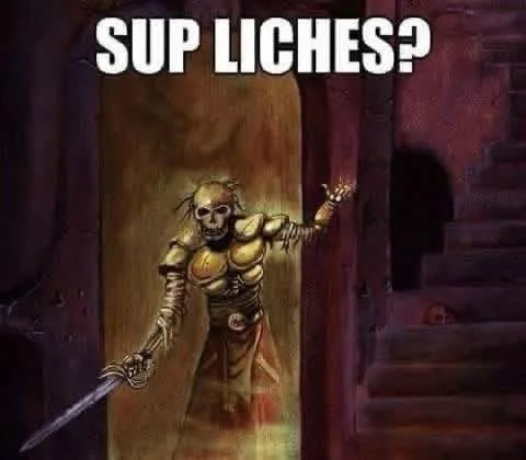 Hope everyone has an amazing Friday and an epic weekend!

A lich is a powerful, undead spellcaster who achieves immortality by transferring their soul into a magical container called a phylactery, allowing them to regenerate even after their physical