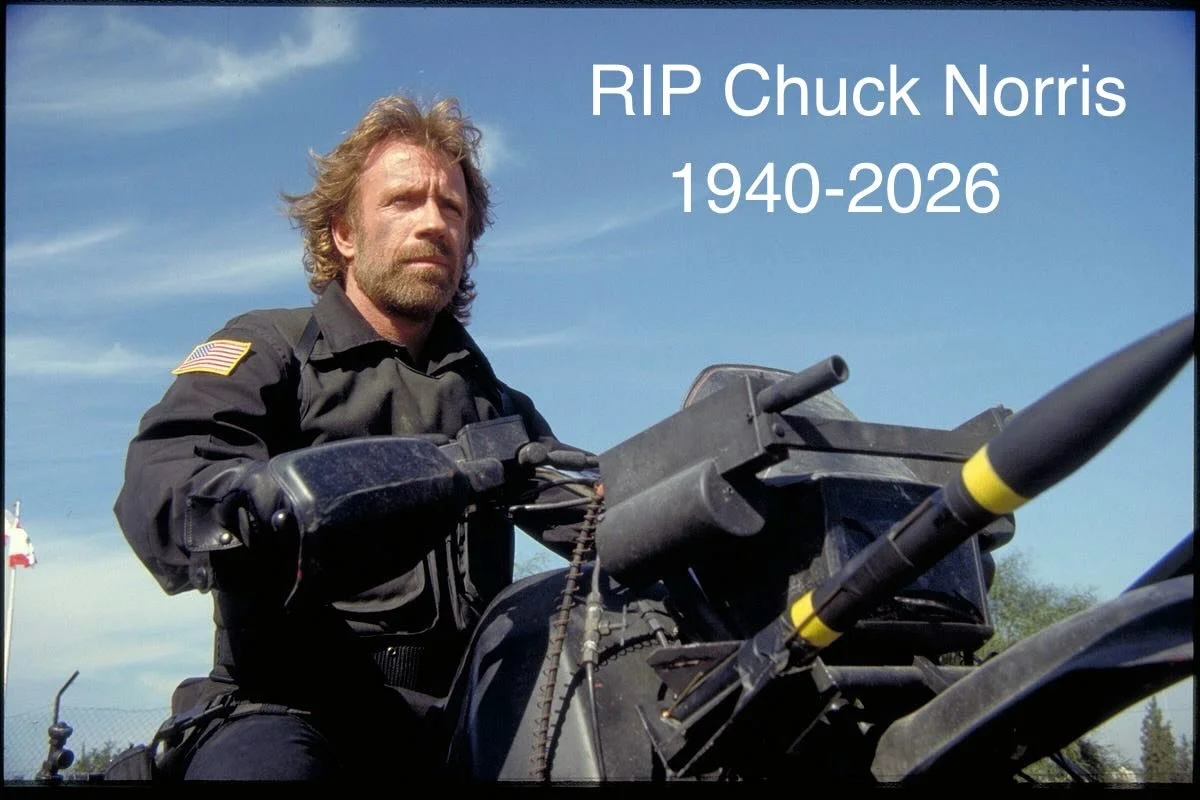 Part of me is still in denial. All joking aside, everyone wants their childhood idols to be immortal. I hope Saint Peter is wearing a cup and a mouthpiece today, cause Chuck is up there kicking ass. #chucknorris #ripchuck #ripchucknorris