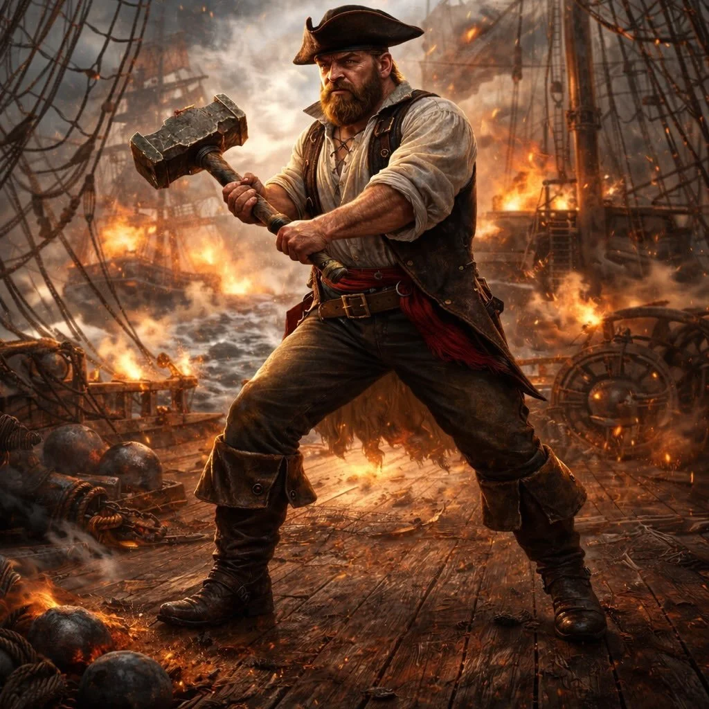 Chapter 1: Western Atlantic Ocean, A.D. 1715. 200 nautical miles north of Hispaniola.

A twelve-pound cannonball whistled past Captain Frederick Smythe&rsquo;s head, blowing his tricorn hat onto the deck in its wake. The cast iron sphere struck the q