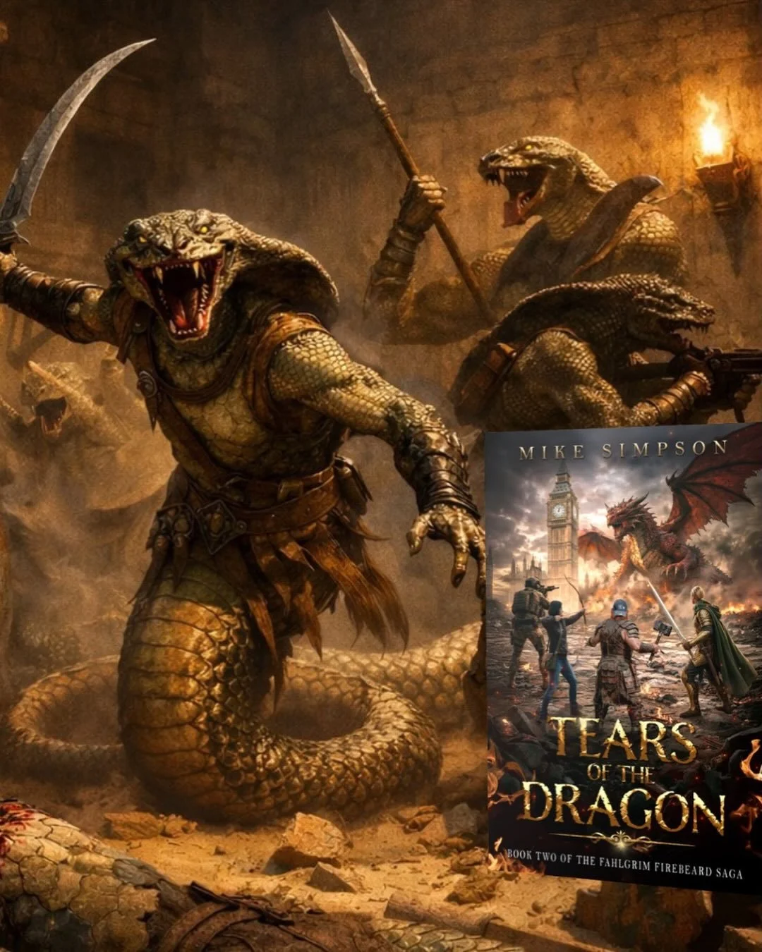 So far, &ldquo;Tears of The Dragon&rdquo;, the second book of the Fahlgrim Firebeard trilogy has been a massive success. But I&rsquo;m looking to take it to the next level. My fellow Dungeons and Dragons enthusiast know that @joemanganiello is one of