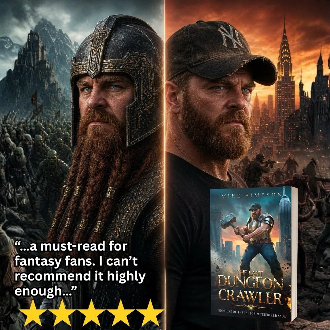 (Link in bio)
𝐀𝐍 𝐈𝐌𝐌𝐎𝐑𝐓𝐀𝐋 𝐖𝐀𝐑𝐑𝐈𝐎𝐑. 𝐀 𝐇𝐈𝐃𝐃𝐄𝐍 𝐖𝐀𝐑. 𝐀 𝐂𝐈𝐓𝐘 𝐓𝐇𝐀𝐓 𝐍𝐄𝐕𝐄𝐑 𝐒𝐋𝐄𝐄𝐏𝐒.

By day, Franklin Barbarossa is an eccentric NYU professor. But behind the books and lectures stands Fahlgrim Firebeard&mdash;ba