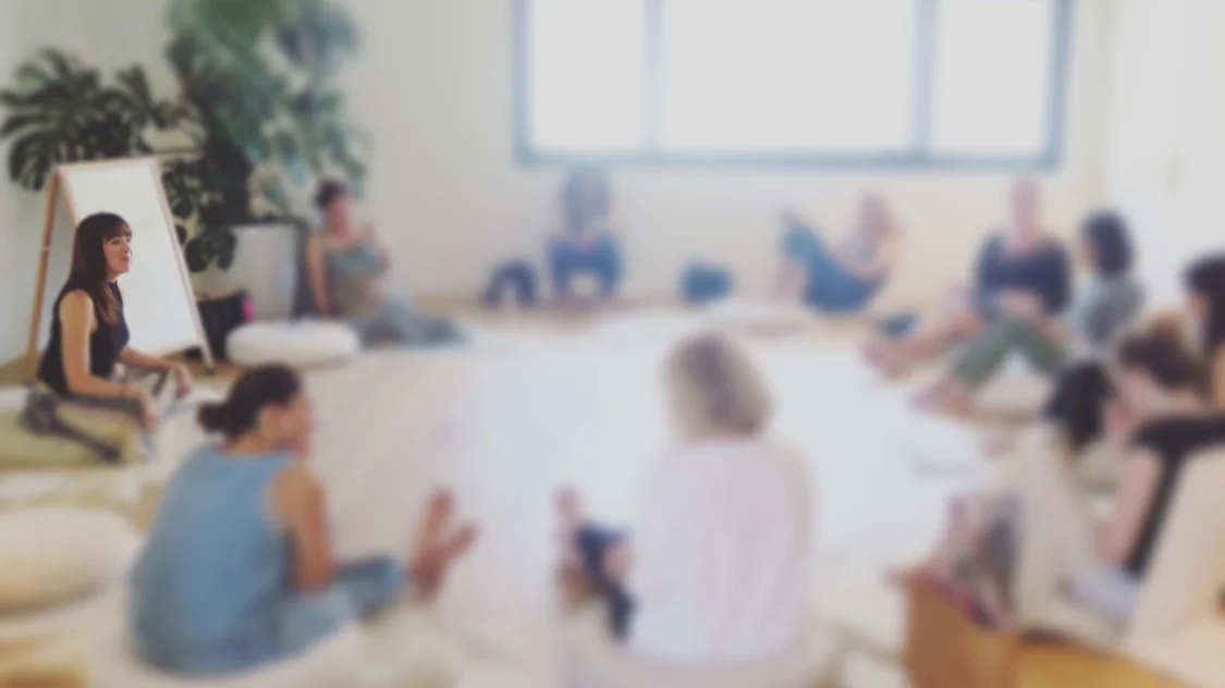 Leading a creative women’s goal workshop, WMN Space Culver City