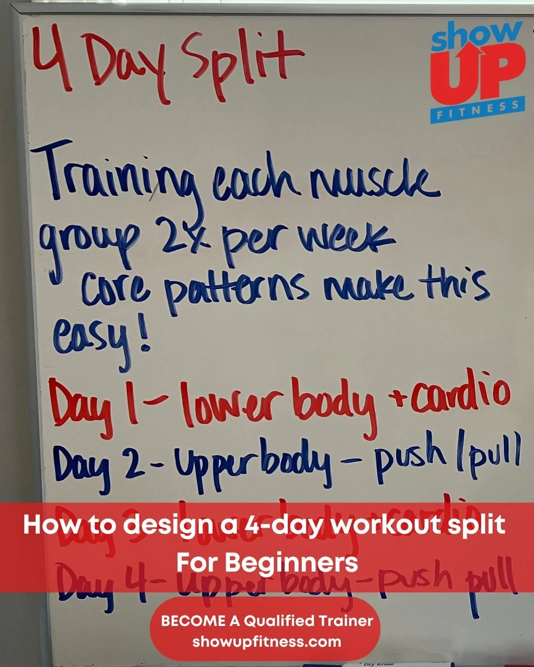 4 Day Split Lifting Routine