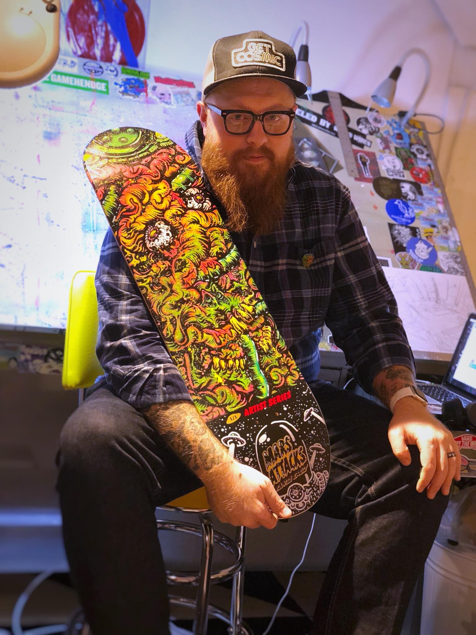 Custom Mars Attacks Santa Cruz Deck