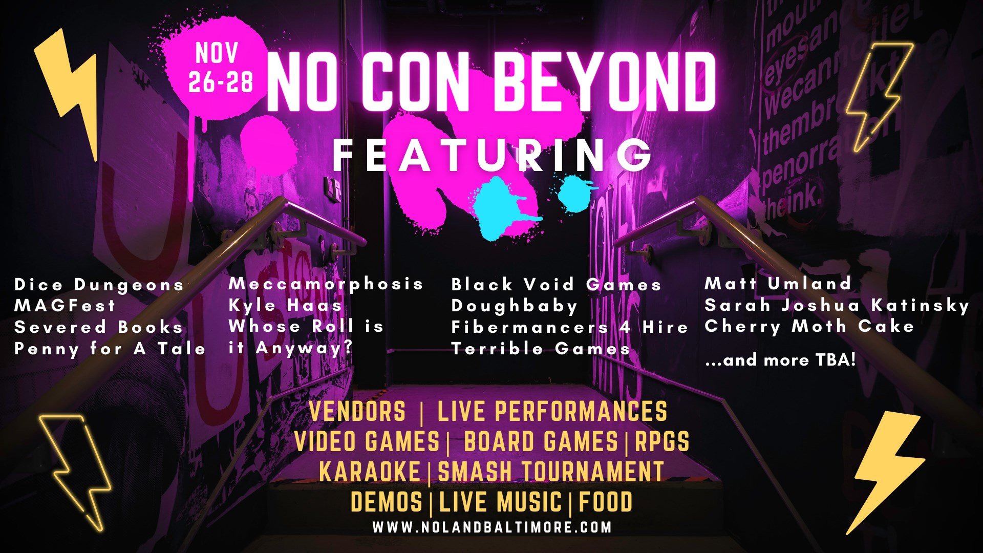 No Con Beyond November 27th Cherry Moth Cake