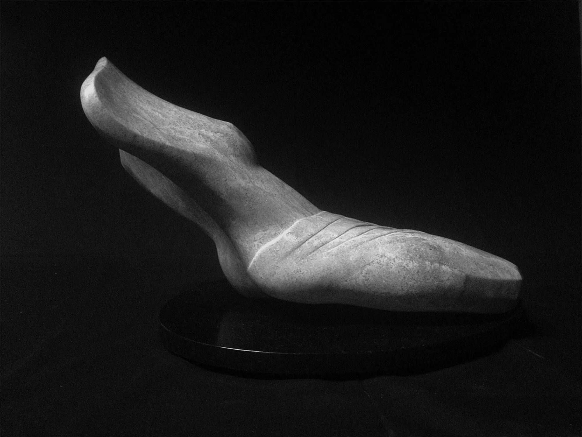  Steven Lustig   Opulence   2012  French blue marble, granite  6 x 18 x 8 inches 