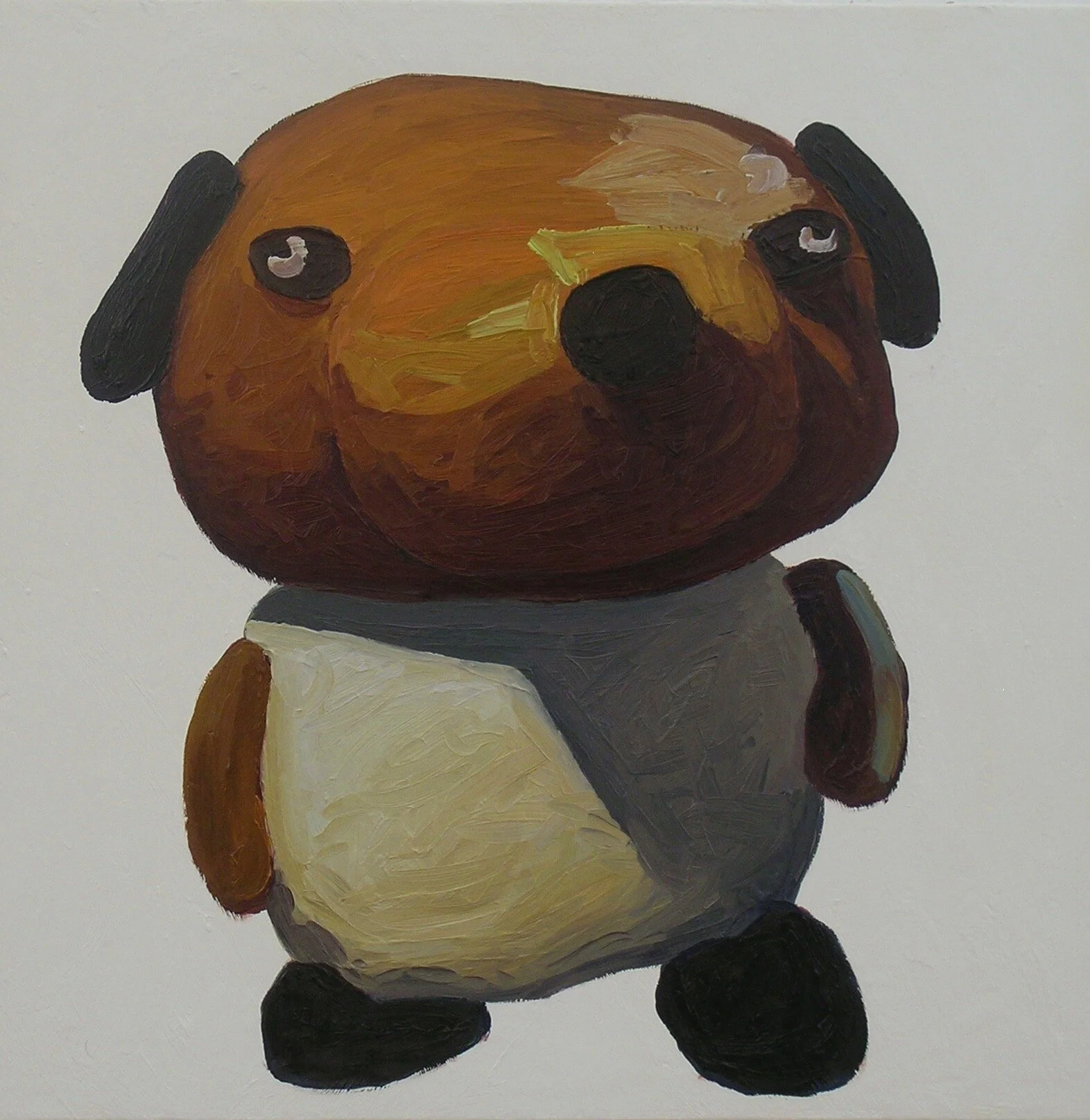  Peter Opheim   Brown Bear   2013  Oil on canvas  Signed, titled, and dated by the artist,  verso   22 x 22 inches 