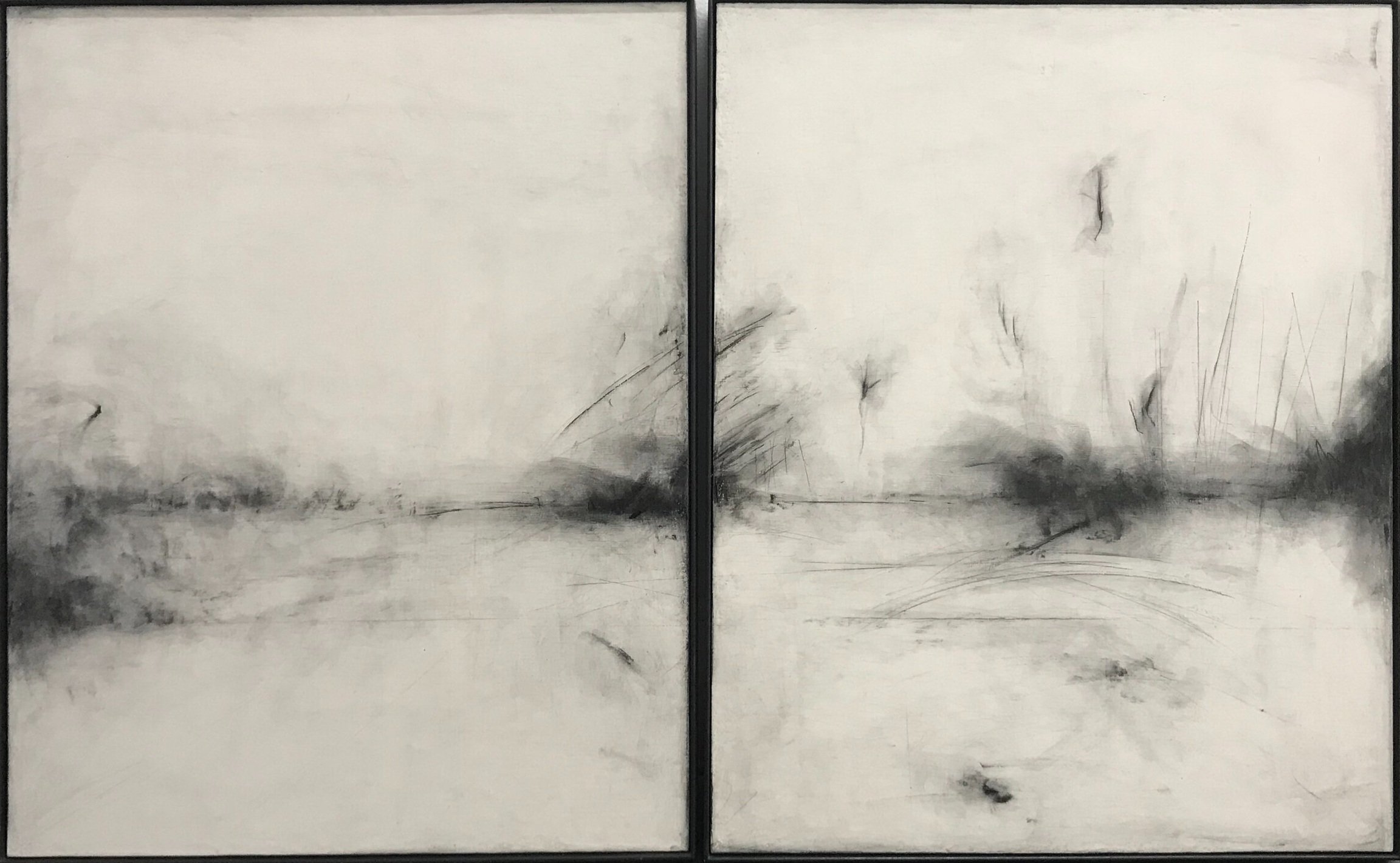 Unattended Landscape XXXIV (Diptych) - SOLD