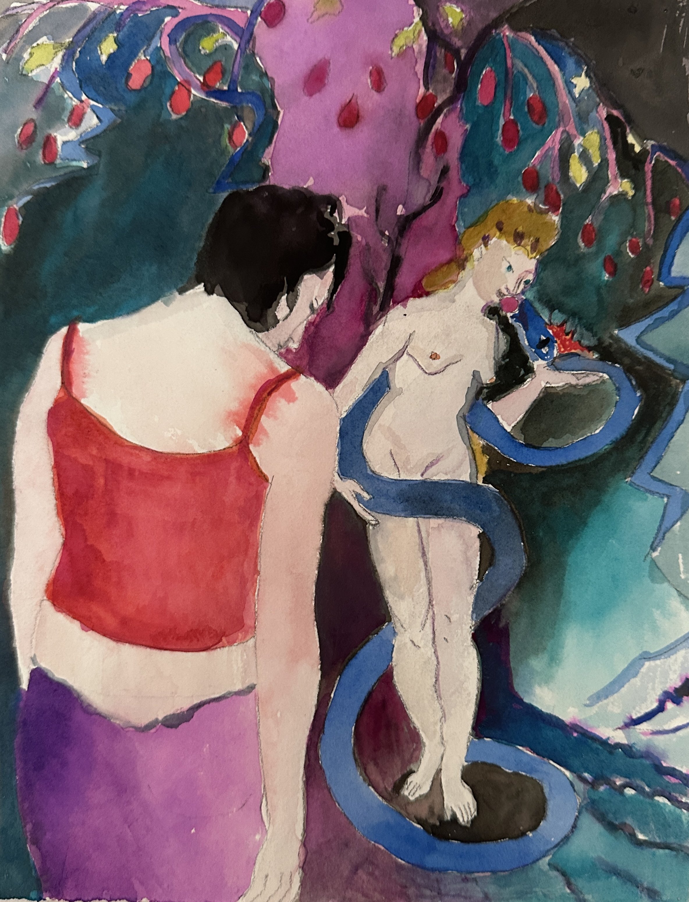 In the Garden of Eden with Blake (Eve)