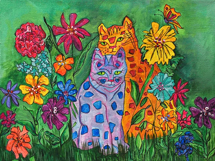 “Max & Maury” acrylic