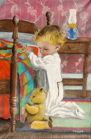 “Bedtime Buddies” pastel