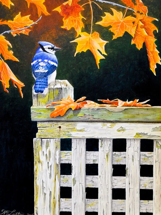 “Blue Jay” acrylic