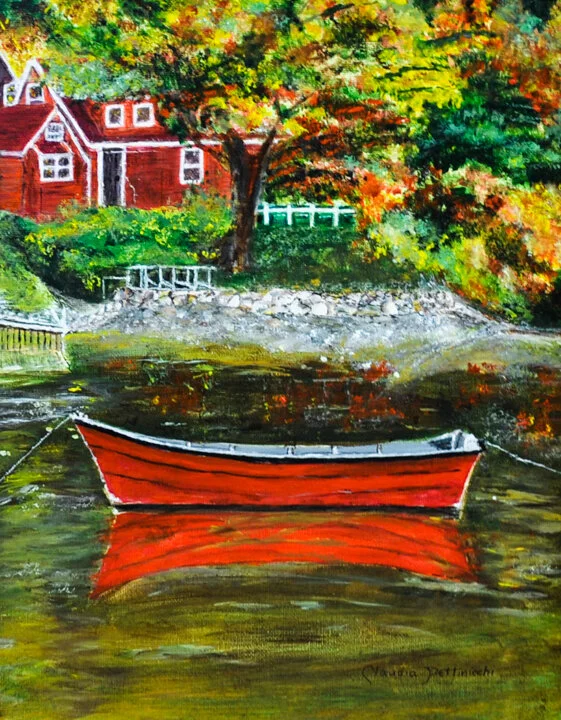 “Red Boat” acrylic