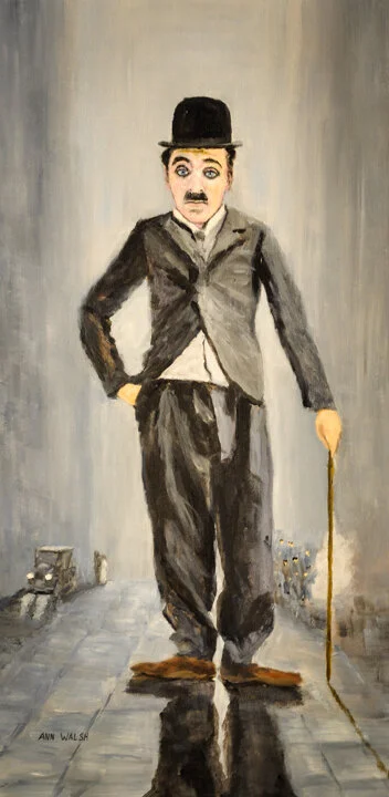 “Charlie Chaplin” Acrylic