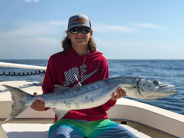 Lots of big toothy action this morning. Pulled of two really nice Kings!
.
.
.
.
.
#barracuda #ncfishing #fishing #saltwaterfishing #northcarolina #outdoors
