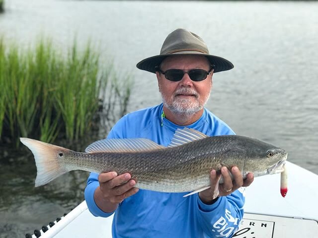 Hard to beat overs slot redfish on topwater!
.
.
.
.
.
#redfish #ncfishing #northcarolina #topsailisland #wrightsvillebeach #topwater