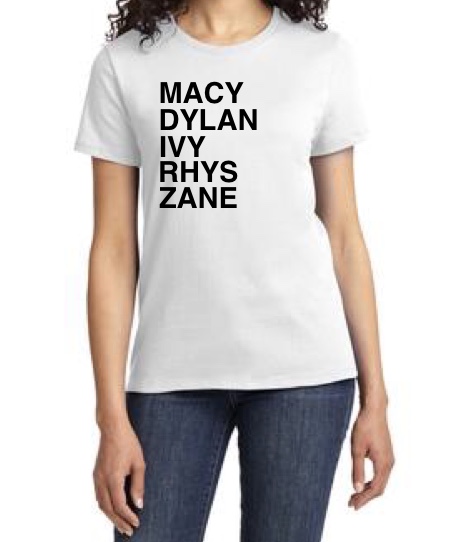 Grandkids Name Tee