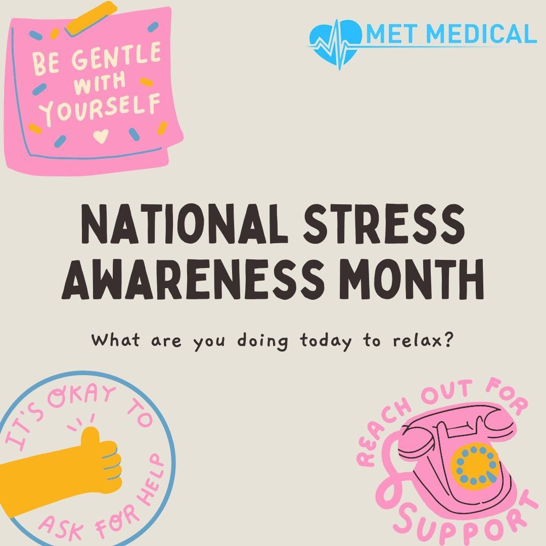 #StressAwareness month is a time to focus on understanding and managing stress in our lives.
It's important to recognise the signs of stress and take steps to address it before it becomes overwhelming. Remember to prioritise self-care and seek suppor