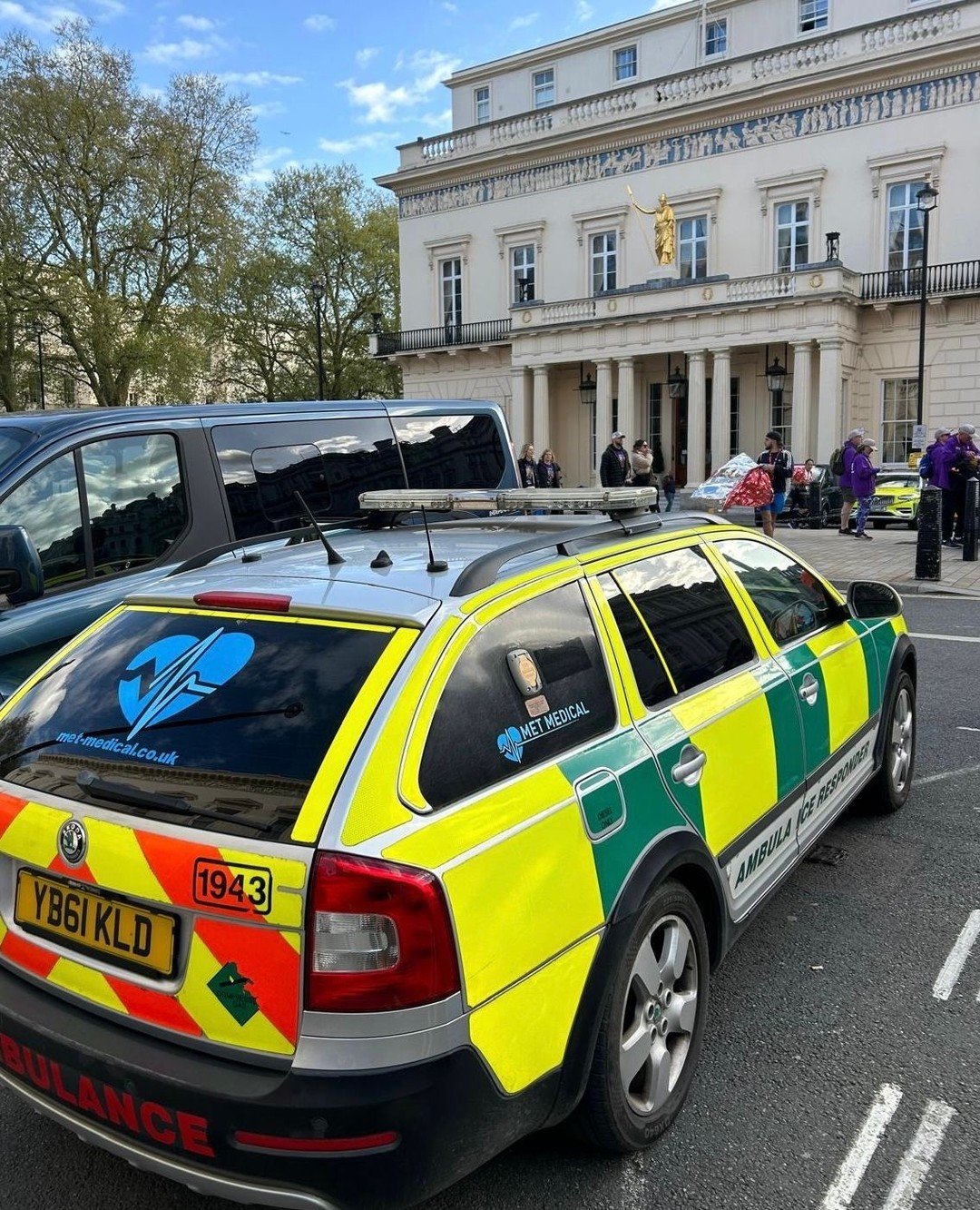 Taken by our Student doctor Josh at Sundays #LondonMarathon For the asthma and lung Charity, London at their Post race reception! 

Massive congratulations to everyone who took part 👏🏽 👏🏽 🏃&zwj;♂️ 

#Marathon #EventMedics #EventFirstAid #London