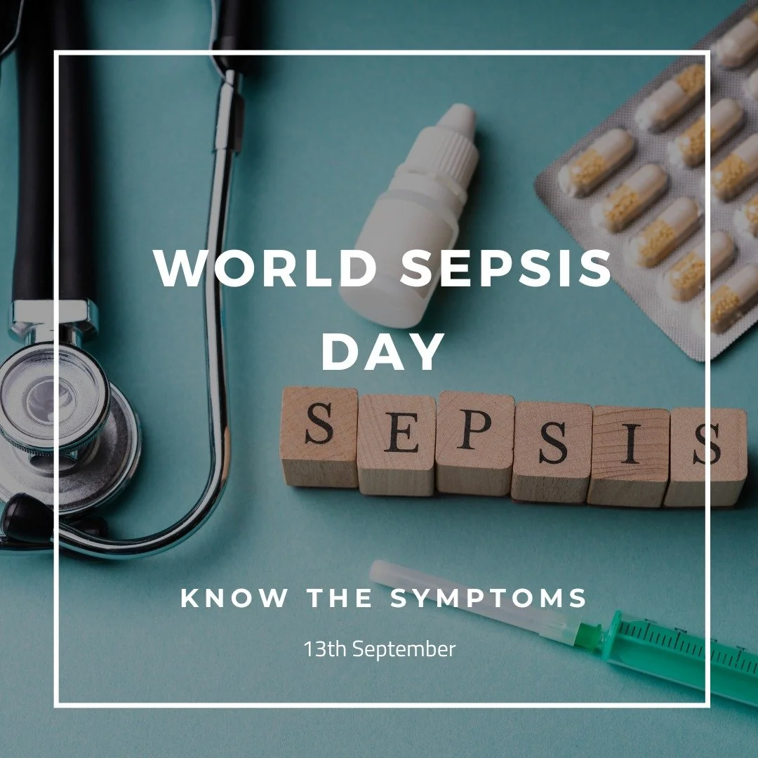 World Sepsis Day &ndash; 13th September
Sepsis is a life-threatening reaction to infection. Early recognition saves lives. 💙

⚠️ Know the symptoms:

Slurred speech or confusion

Extreme shivering or muscle pain

Passing no urine

Severe breathlessne