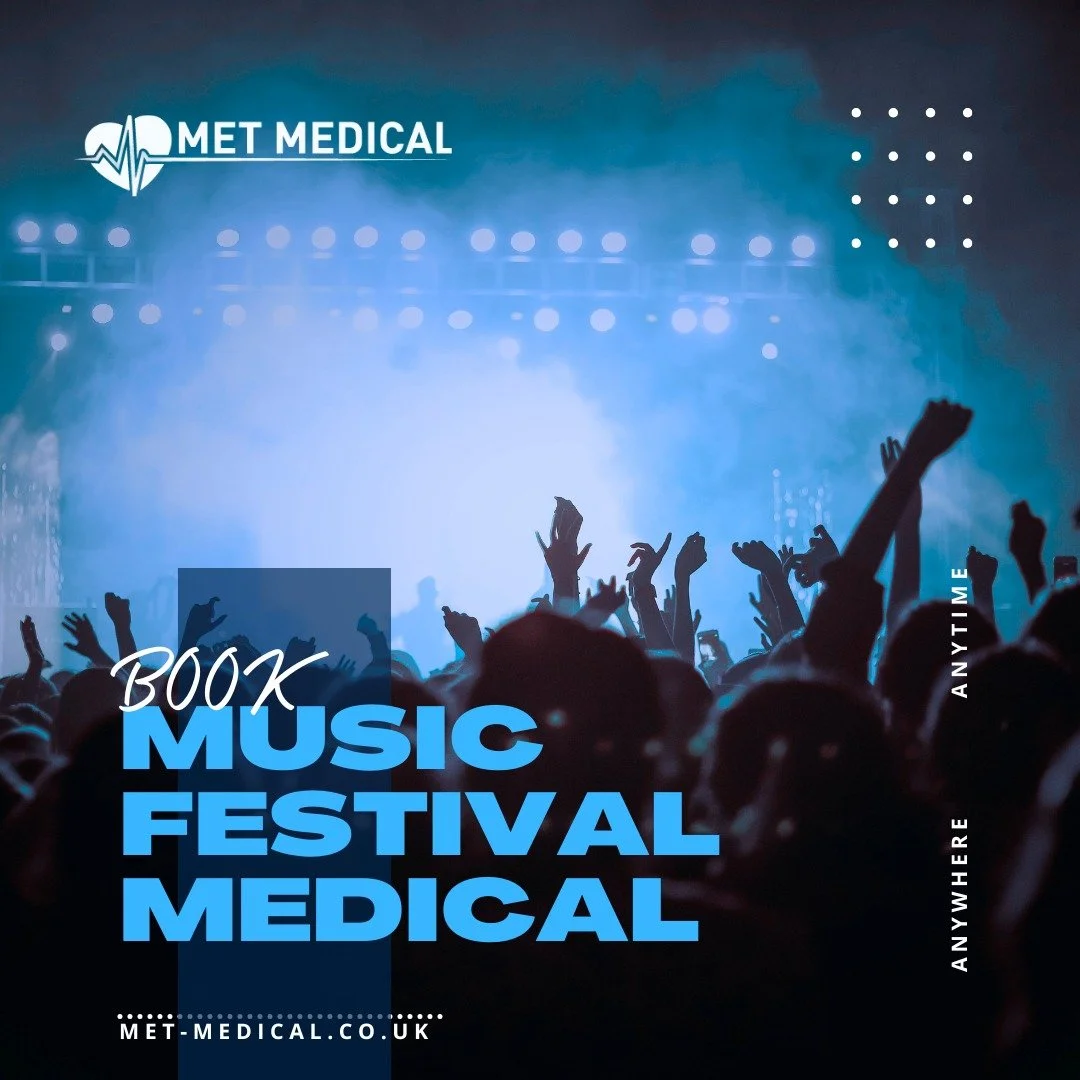 🎶✨ Festival Ready, Medical Ready ✨🎶
From small gigs to major festivals, our expert medical teams keep events safe, professional, and enjoyable for everyone.

📍 Anytime | Anywhere
👉 Book your cover at http://MET-MEDICAL.CO.UK

#FestivalMedical #Ev