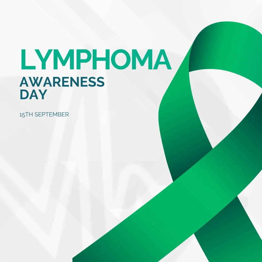 🟢 Lymphoma Awareness Day &ndash; 15th September 🟢
Today we raise awareness of lymphoma, the fifth most common cancer in the UK. Early recognition of symptoms and seeking medical advice can make all the difference.

💚 Let&rsquo;s spread the word an