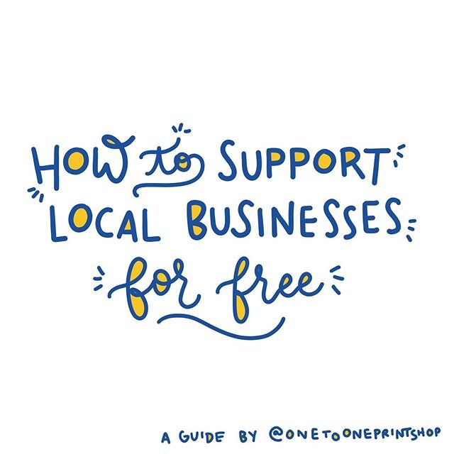 You don&rsquo;t have to spend a dime to show us some love! We&rsquo;ve put together a few tips on how to support our shop that are easy peasy, lemon squeezy (and cost zero dollars). Follow along and do what you can!
&bull;
&bull;
&bull;
#shoplocal #s