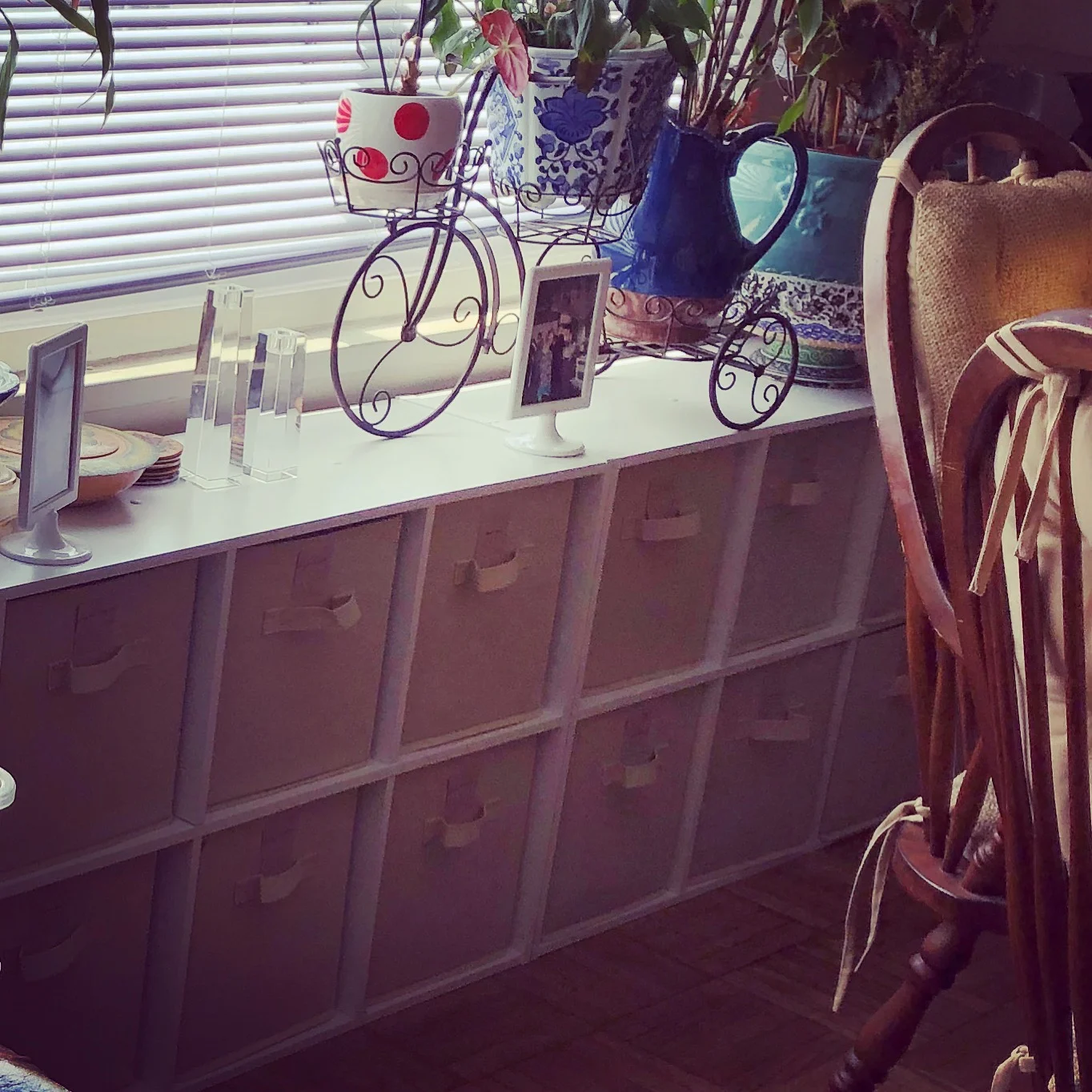 Cubbies are a must when there are a lot of little items to store. They connect to make any shape and size formation needed!