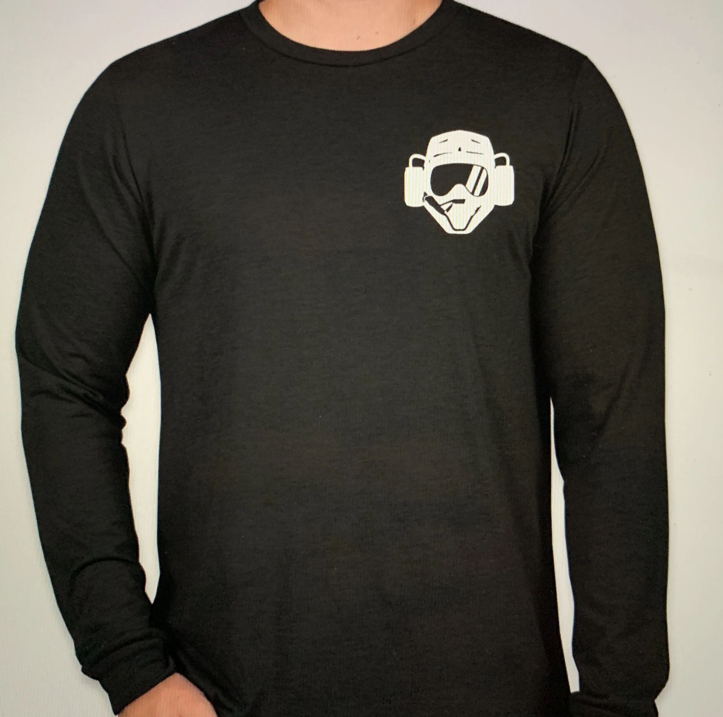 Trail Party "Helmet" LS Ride Shirt (blk)