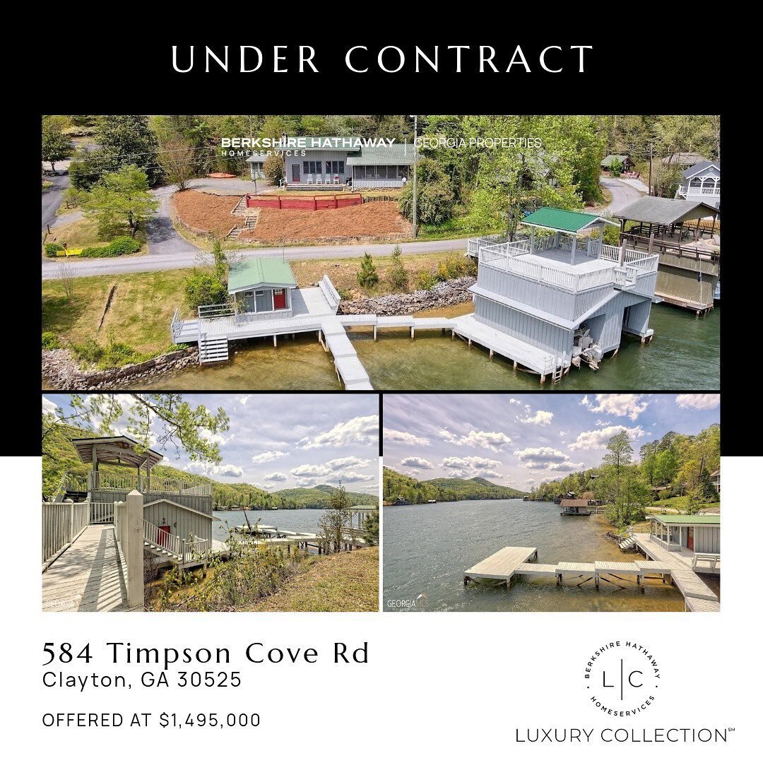 🏡 UNDER CONTRACT 🏡 Lake Burton 🛶 Timpson Cove | Clayton, GA 30525 🎣 Fee Simple

 ⭐️ CONGRATULATIONS to our Buyers, who are excited to rejuvenate this original fishing cabin 💫

📝📝 Selling Agents: Evelyn Heald @evelynheald and Andrea Sorgeloos @