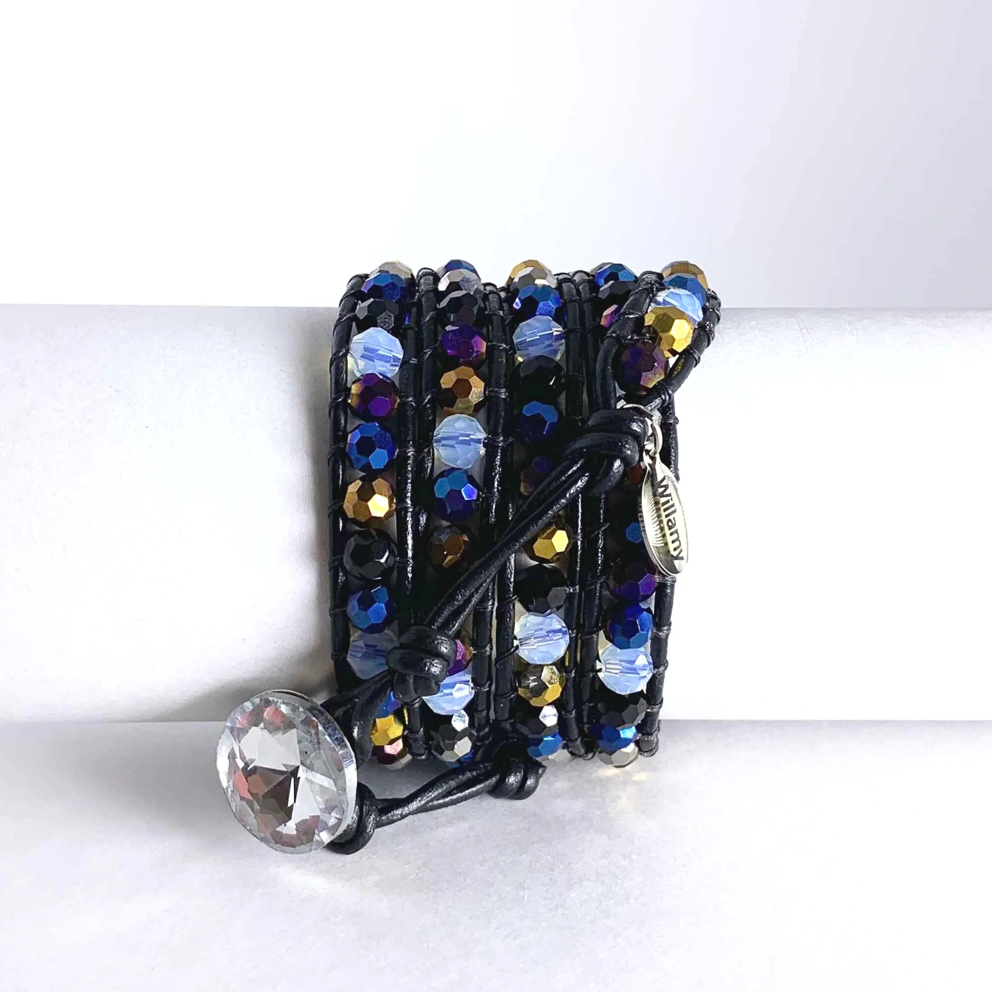Eclectic Leather Wrap Bracelet