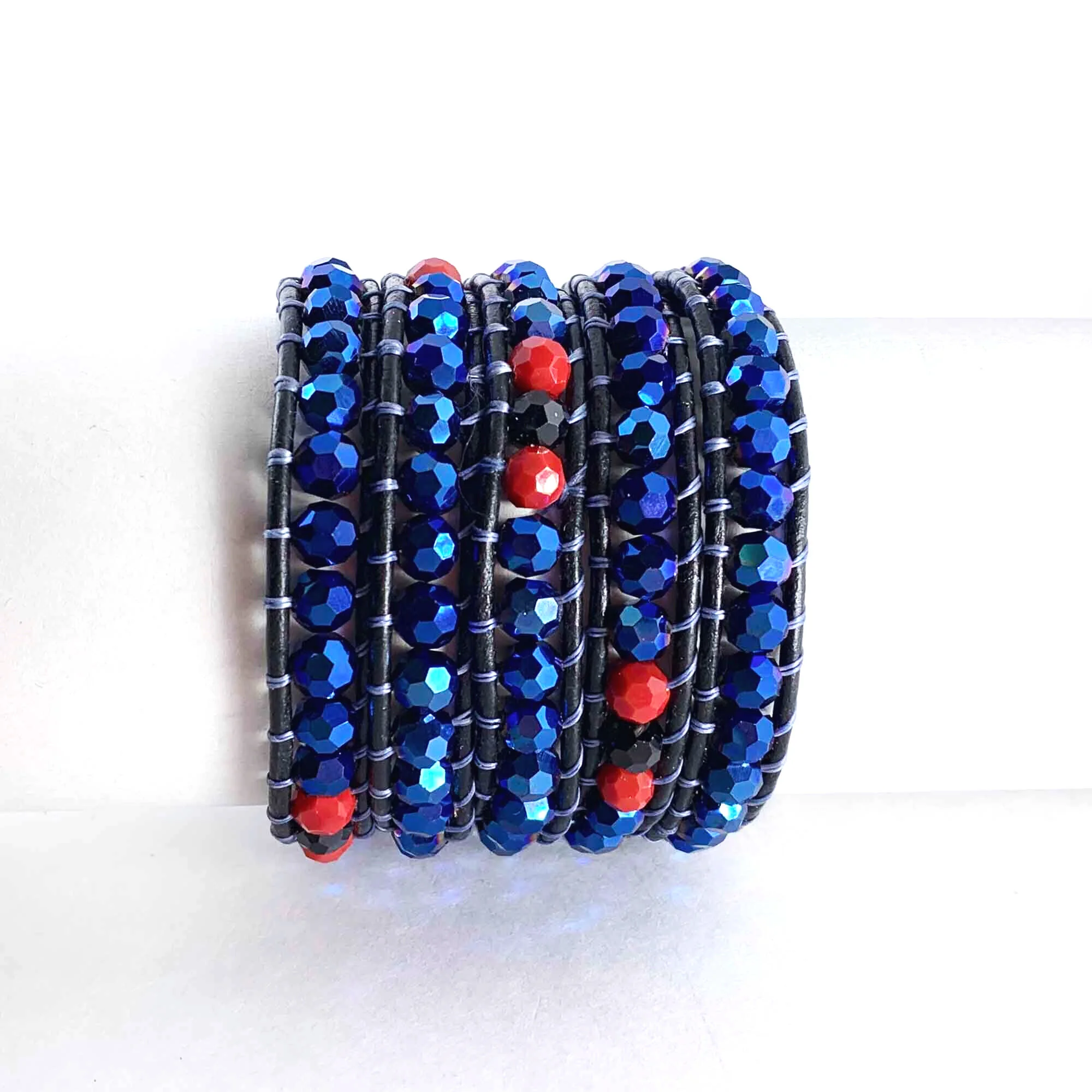 Le Rouge Leather Wrap by Willamy Collection
