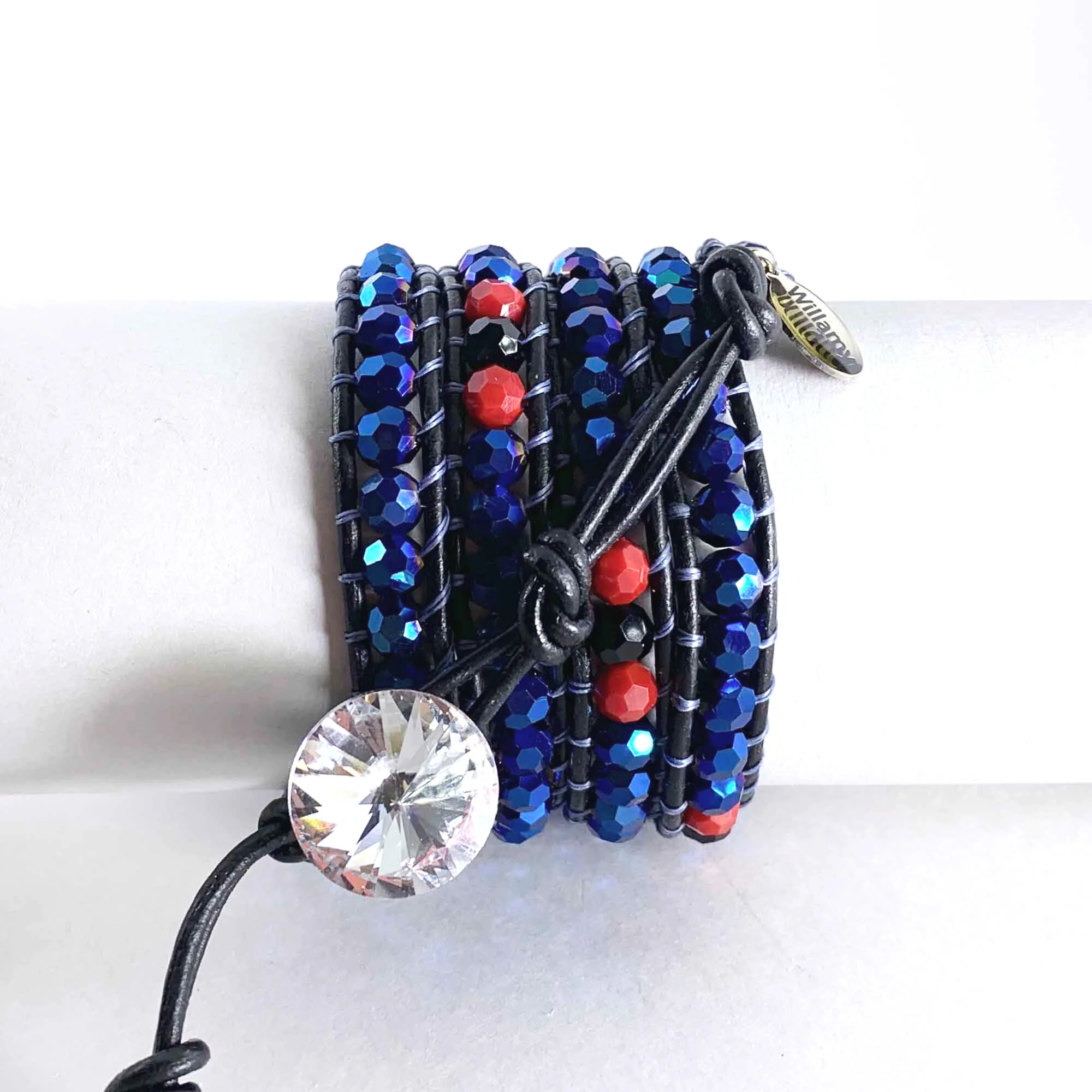 Le Rouge Leather Wrap by Willamy Collection