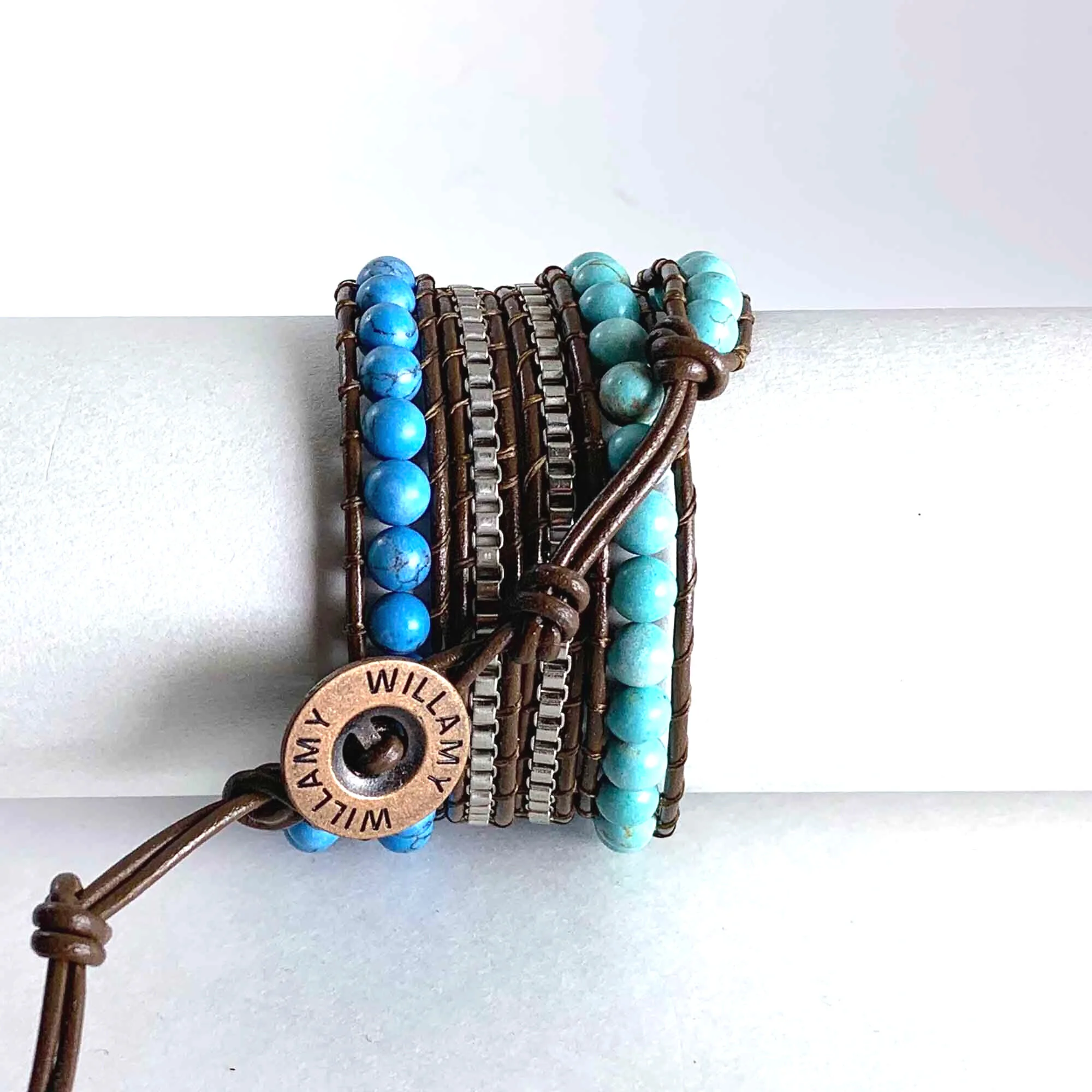 Tropical Paradise Leather Wrap by Willamy Collection