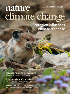 Paper published in Nature Climate Change using Niwot Ridge LTER data finds that ecoregion helps explain variation in responses to climate change in the American pika