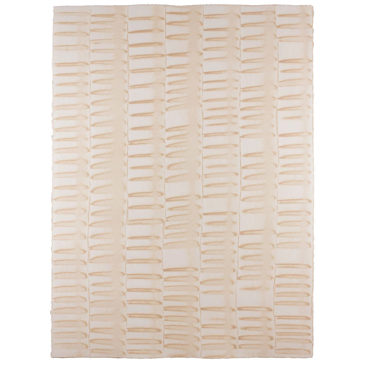 Low Tide Hand Painted Sheet Wallpaper in Blush (light peach) | by Sarah and Ruby | The wallcovering is sold in 22in x 30in sheets, creating flexibility in layout options.