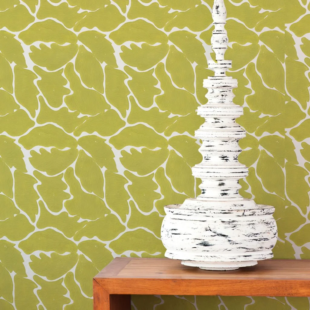 We Just Fit | Handprint wallpaper by Sarah & Ruby | www.sarahrubydesign.com | Striking, modern feature wall.