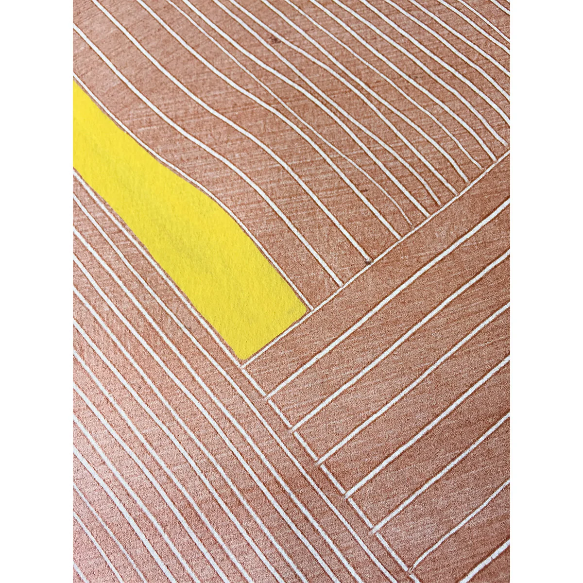 Detail of Mesa painting on paper