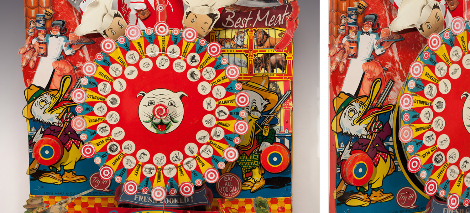 Detail 1: Bulls-eye Bar-B-Q ”l x 17”w x 4.75”d