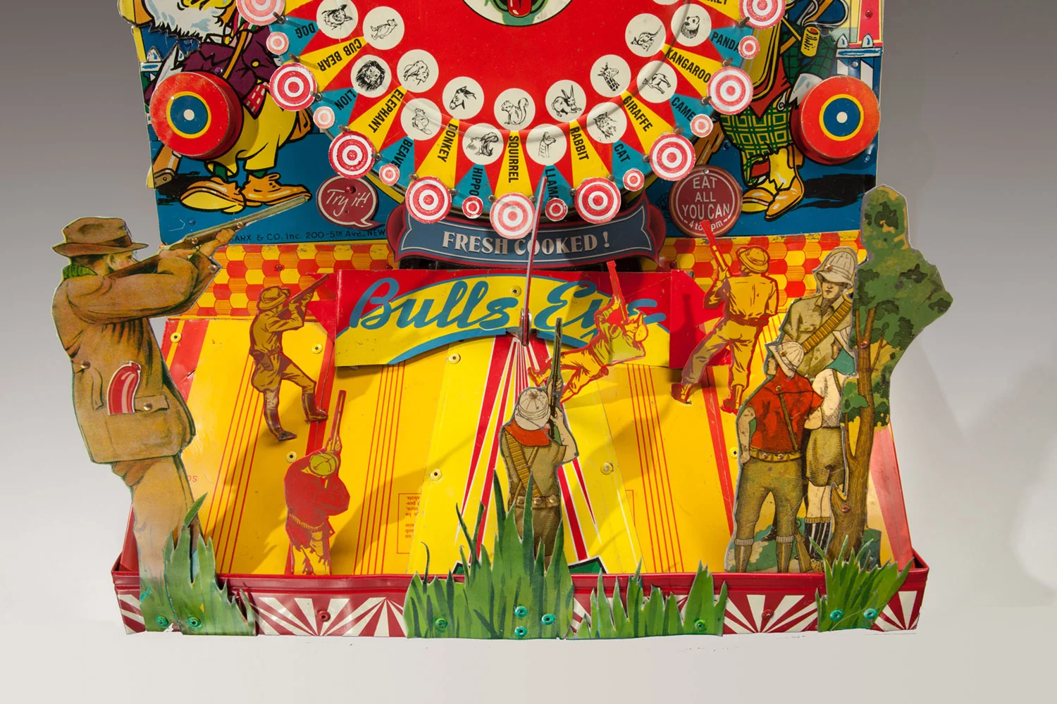 Detail 2: Bulls-eye Bar-B-Q 33.5”l x 17”w x 4.75”d