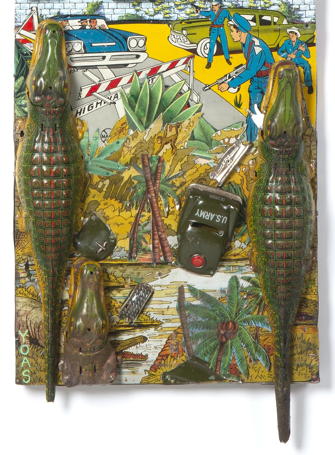   Detail 6: Neighbors, Triptych   Jail  