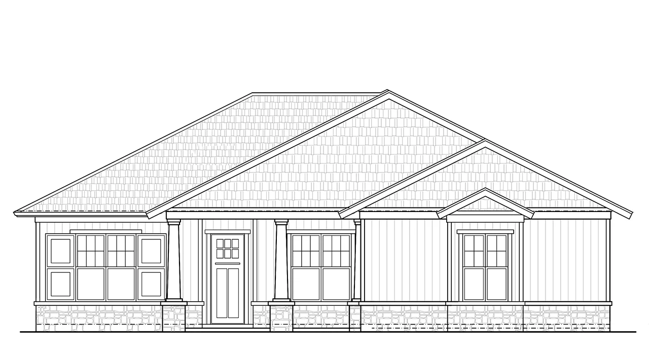 Millbrook House Plan 509 4 Bed, 3 Bath 2,324 sq. ft. — Wright