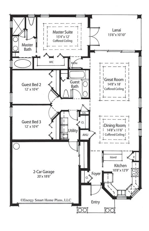 Astor House Plan 223 3 Bed, 2 Bath 1,593 sq. ft. — Wright Jenkins