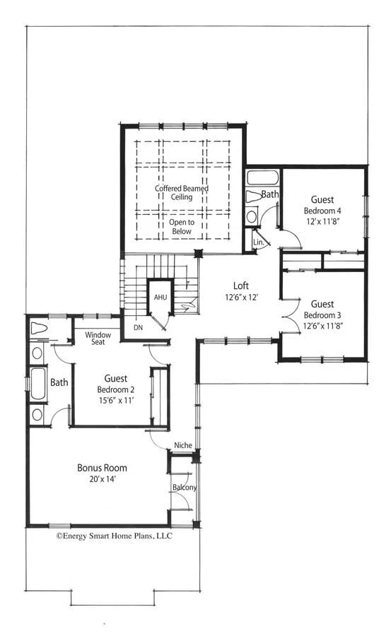 Montague House Plan 2a 4 Bed 4 Bath 2 915 Sq Ft Wright Jenkins Custom Home Design Stock House Floor Plans