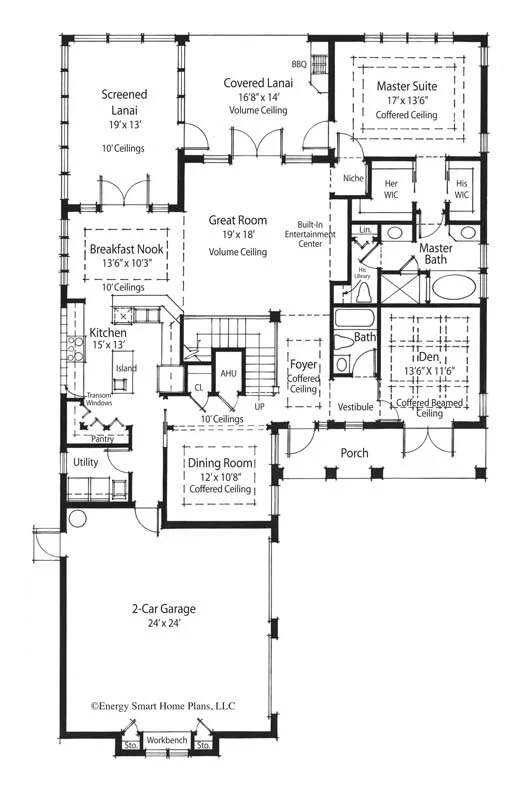 Costa Mesa House Plan 320b 4 Bed, 4 Bath 3,368 sq. ft. — Wright