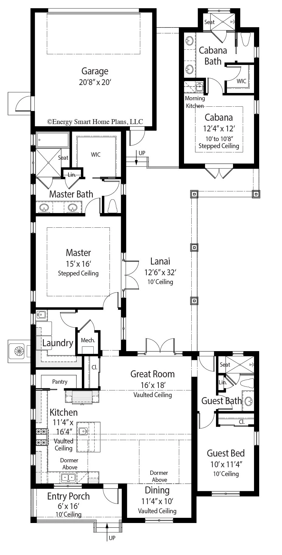 Primrose House Plan 717 3 Bed, 3 Bath 2,724 sq. ft. — Wright