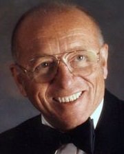 Headshot of Joseph F. Engelberger, know widely as the "father of robotics". Townsend bestowed with the prestigious Engelberger Award in 2003