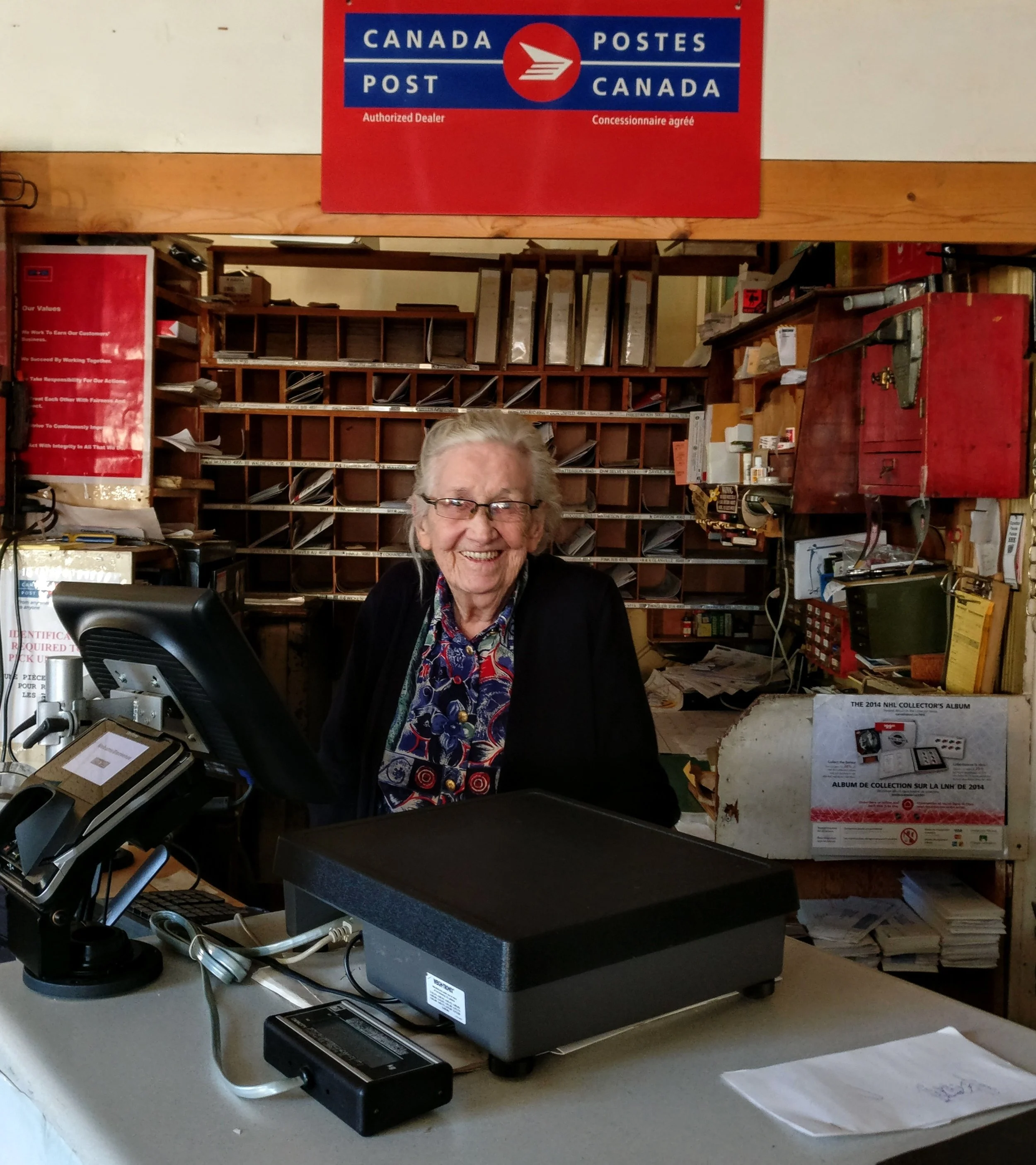 Canada’s oldest Postmaster consigns advertising treasures from her original general store — The